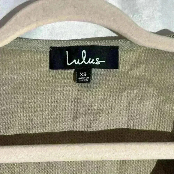 LULUS Grey Corduroy Button-Up Sleeveless Dress - Picture 6 of 7